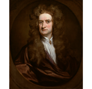 Retrato de Isaac Newton na meia-idade, óleo sobre tela de Sir Godfrey Kneller concluído em 1702