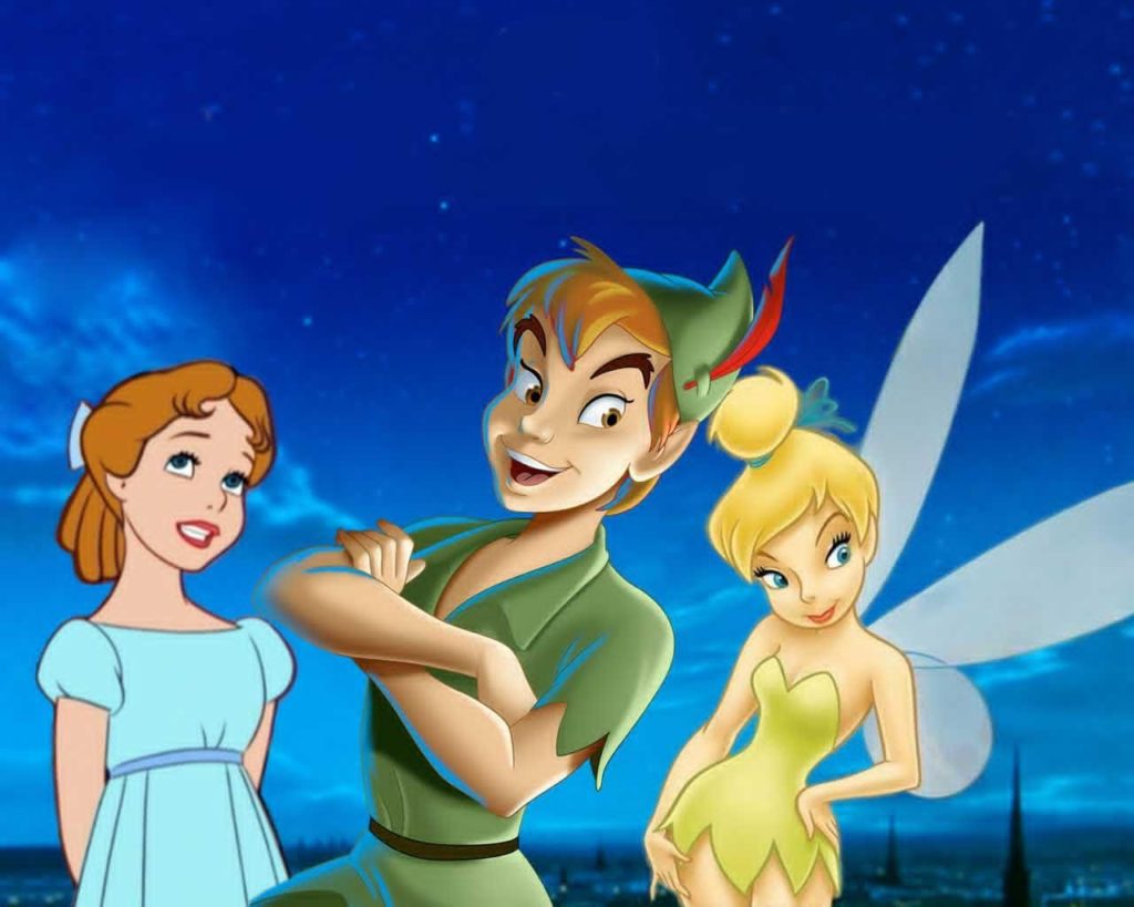 Peter Pan representa a busca por permanecer em uma eterna infância